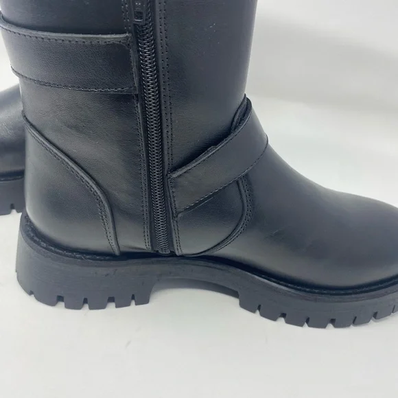 Steve Madden moto Boots Black, Size 9 1/2, - Picture 7 of 8